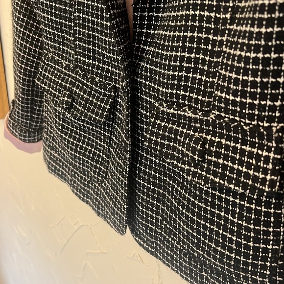 B & W Tweed-Style Jacket by Rave, Sz M - Picture 10 of 16
